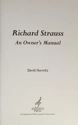 Cover of Richard Strauss