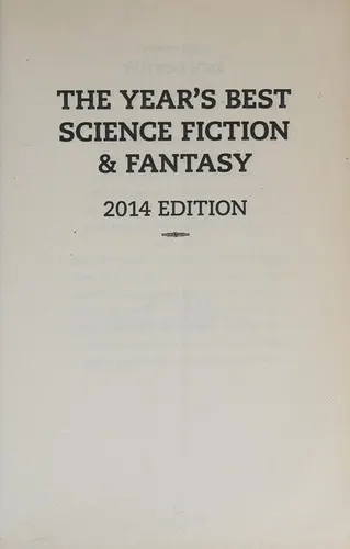 Cover of The Year's Best Science Fiction & Fantasy: 2014