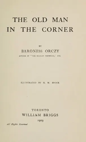 Cover of The Old Man in the Corner