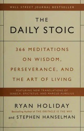 Cover of The daily stoic