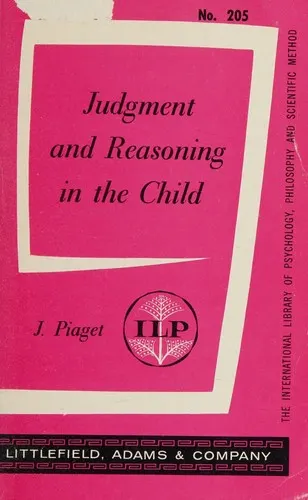 Cover of Judgment and reasoning in the child