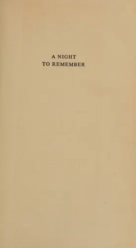 Cover of A night to remember