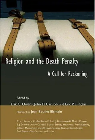 Cover of Religion and the death penalty