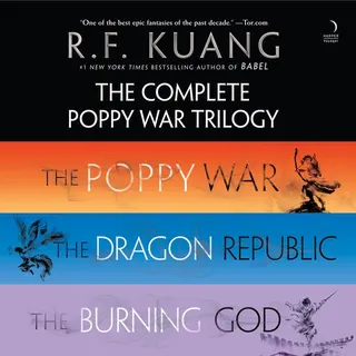 Cover of The Poppy War / The Dragon Republic / The Burning God