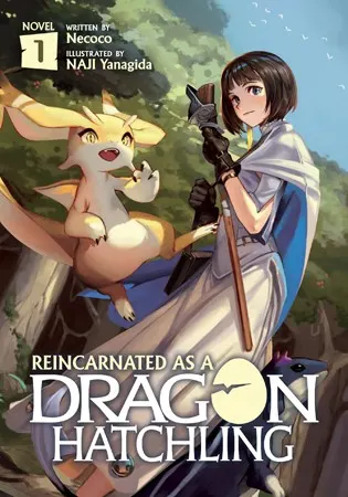 Cover of Reincarnated as a Dragon Hatchling (Light Novel) Vol. 1