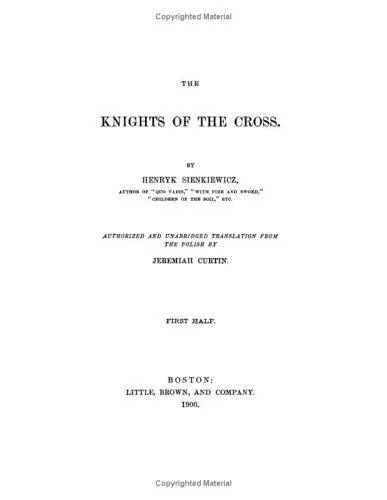 Cover of The Knights Of The Cross Or Krzyzacy