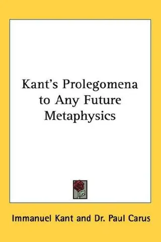 Cover of Prolegomena
