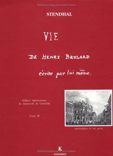 Cover of La Vida de Henry Brulard