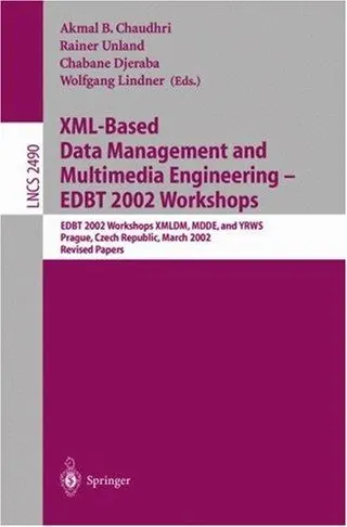 Cover of XML-based data management and multimedia engineering--EDBT 2002 workshops