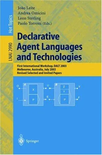 Cover of Declarative agent languages and technologies