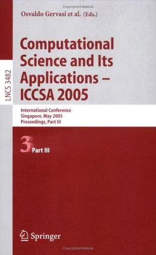 Cover of Computational science and its applications - ICCSA 2005