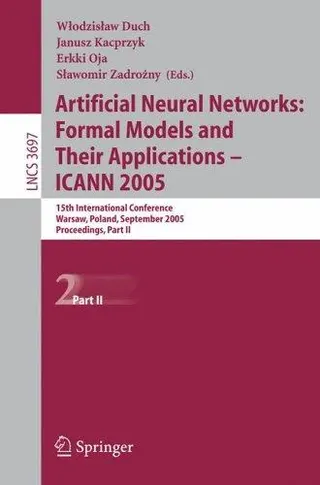 Cover of Artificial neural networks
