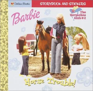 Cover of Barbie Horse Trouble Barbie Look Look