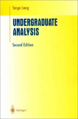 Cover of Undergraduate Analysis (Undergraduate Texts in Mathematics)