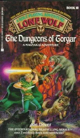 Cover of The Dungeons of Torgar (Lone Wolf, No 10)