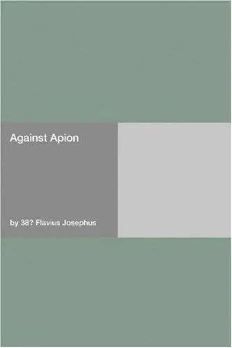 Cover of Against Apion