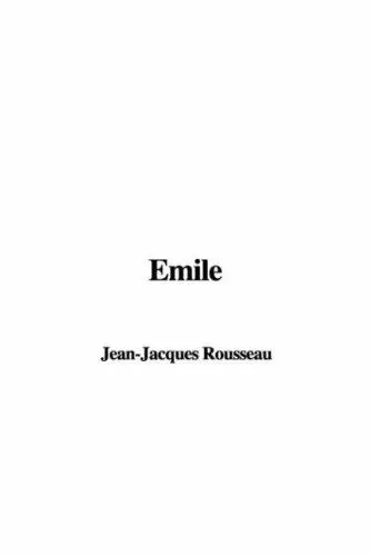 Cover of Emile or Education