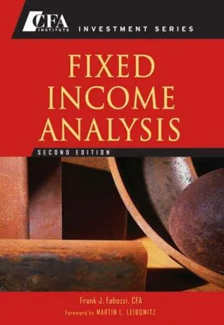 Cover of Fixed Income Analysis