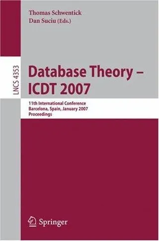 Cover of Database theory