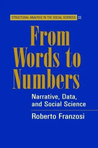 Cover of From Words to Numbers