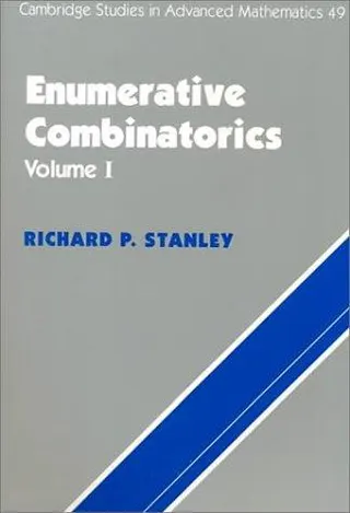 Cover of Enumerative Combinatorics, Volume 1
