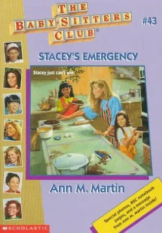 Cover of Stacey's emergency. (Baby-Sitters Club no.043)
