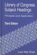 Cover of Library of Congress subject headings