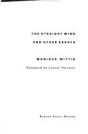 Cover of The Straight Mind and Other Essays