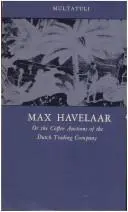 Cover of Max Havelaar of de koffijveilingen der Nederlansche handelmaatschappij