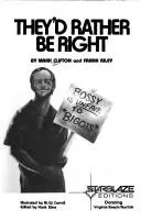 Cover of They’d rather be right