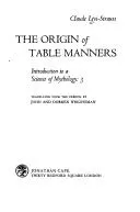 Cover of The Origin of Table Manners