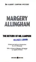 Cover of The return of Mr. Campion