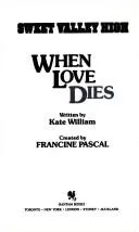 Cover of When love dies