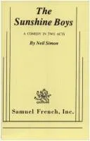 Cover of The sunshine boys
