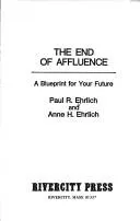Cover of The End of Affluence