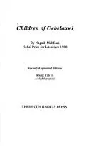Cover of Children of Gebelawi