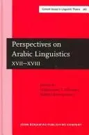 Cover of Perspectives on Arabic linguistics XVII-XVIII