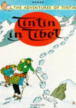 Cover of Tintin au Tibet