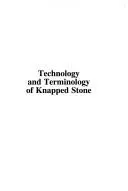 Cover of Prehistory of Knapped Stone