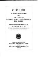 Cover of Pro Caelio