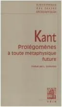Cover of Prolegomena