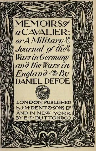 Cover of Memoirs of a cavalier, or, A military journal of the wars in Germany and the wars in England
