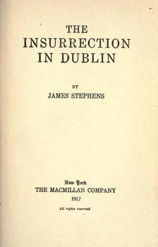 Cover of The insurrection in Dublin