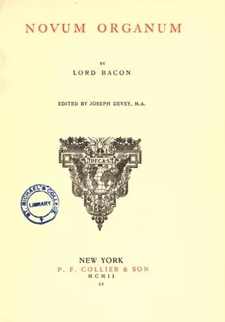 Cover of Novum organum