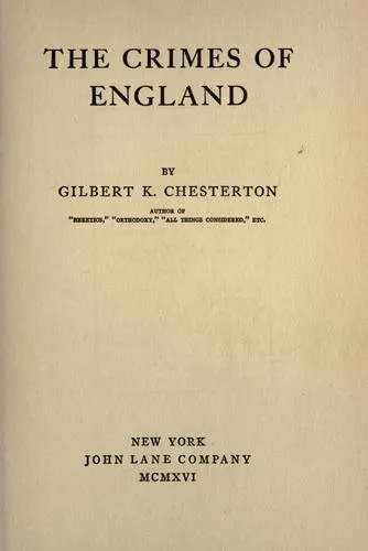 Cover of The Crimes of England