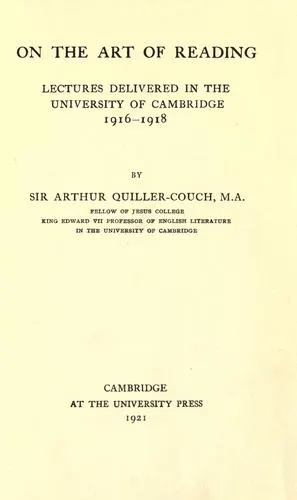 Cover of On the art of reading