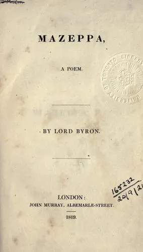 Cover of Mazeppa
