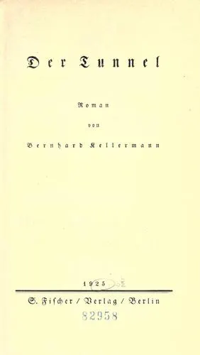 Cover of The Tunnel
