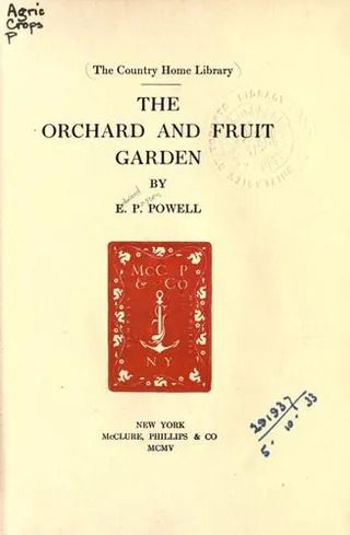Cover of The orchard and fruit garden