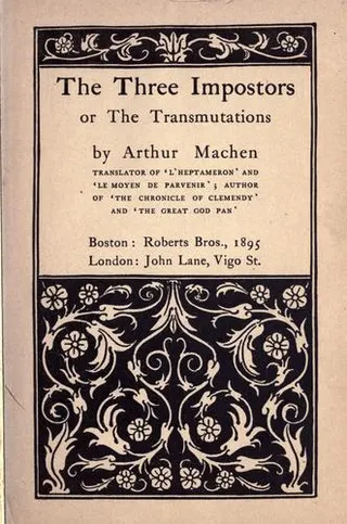 Cover of The three impostors or The transmutations